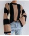 KNIT OVERSIZED SWEATER WITH STRIPES